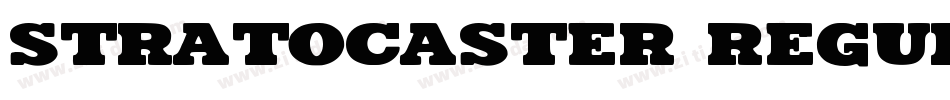Stratocaster Regular字体转换
